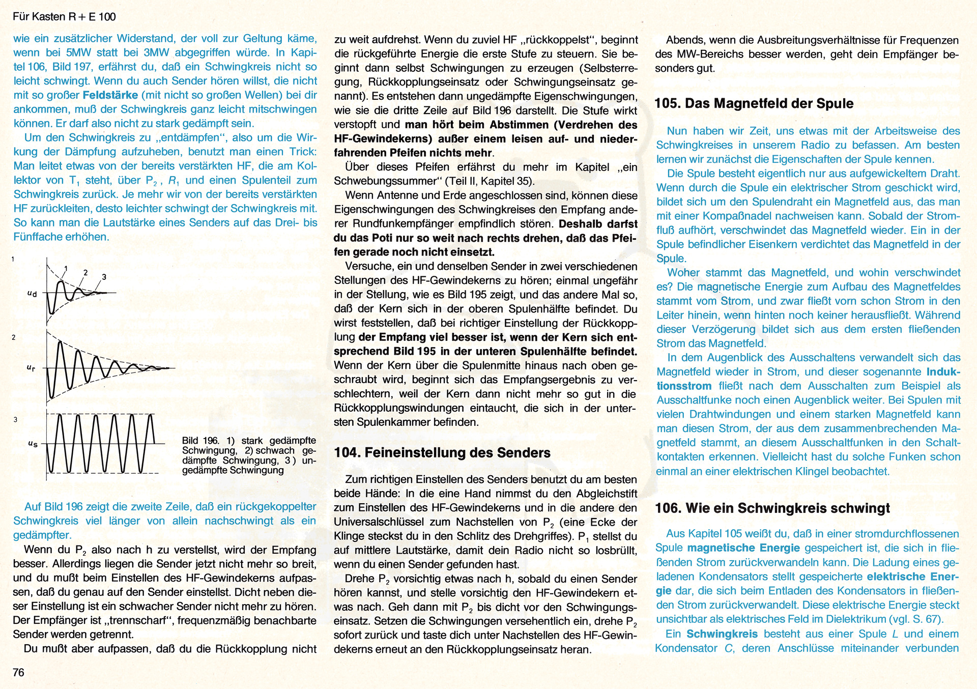 Kosmos Radio und Elektronik - Handbuch Seite 76